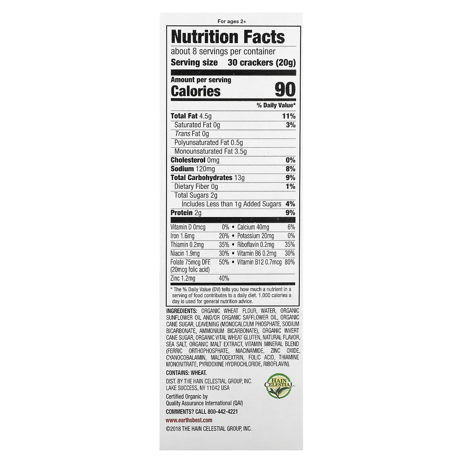 Earth's Best Organic Crunchin' Crackers - Healthy Snack for Toddlers - Image 2