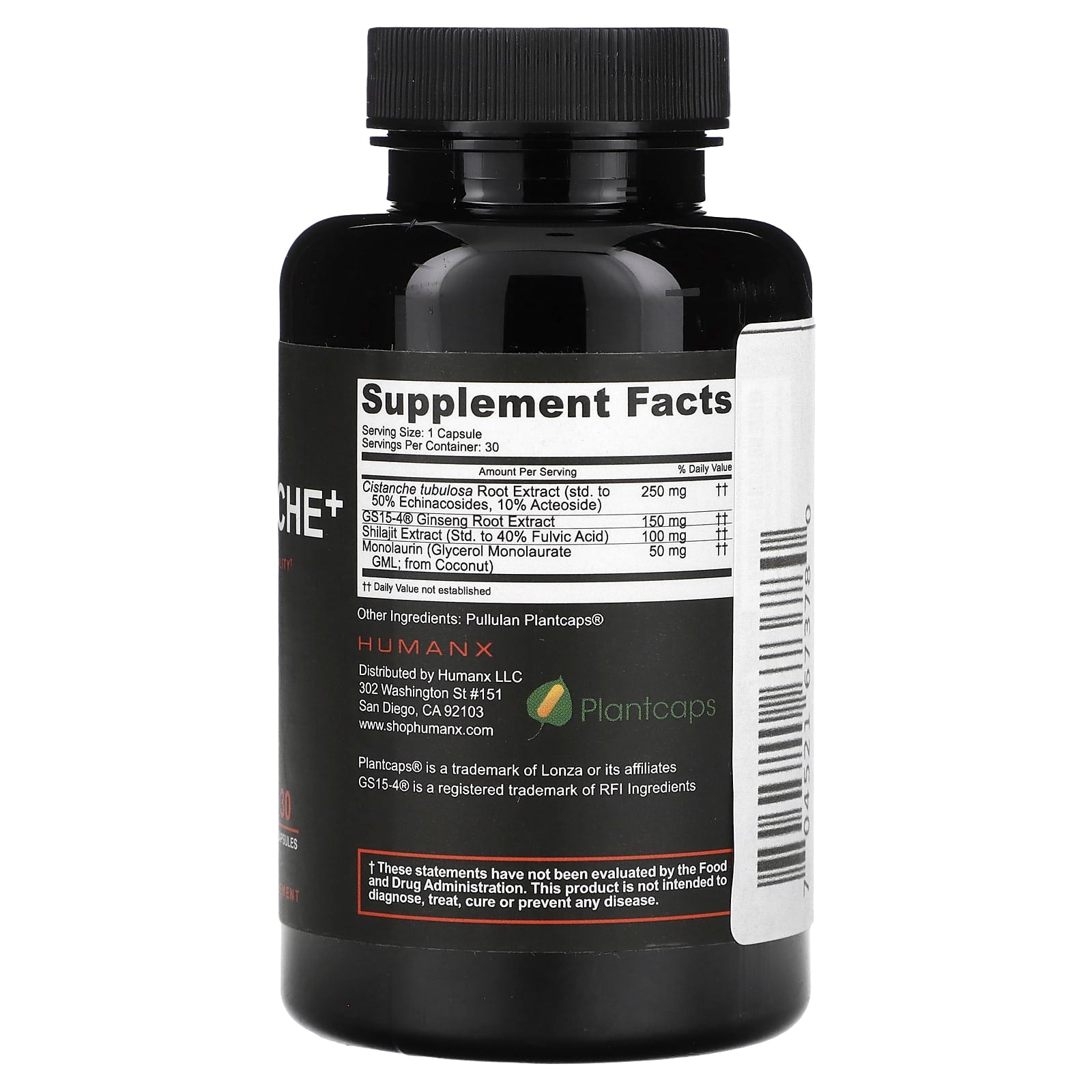 Boost Vitality with Humanx Cistanche+ 550mg Capsules - Image 2