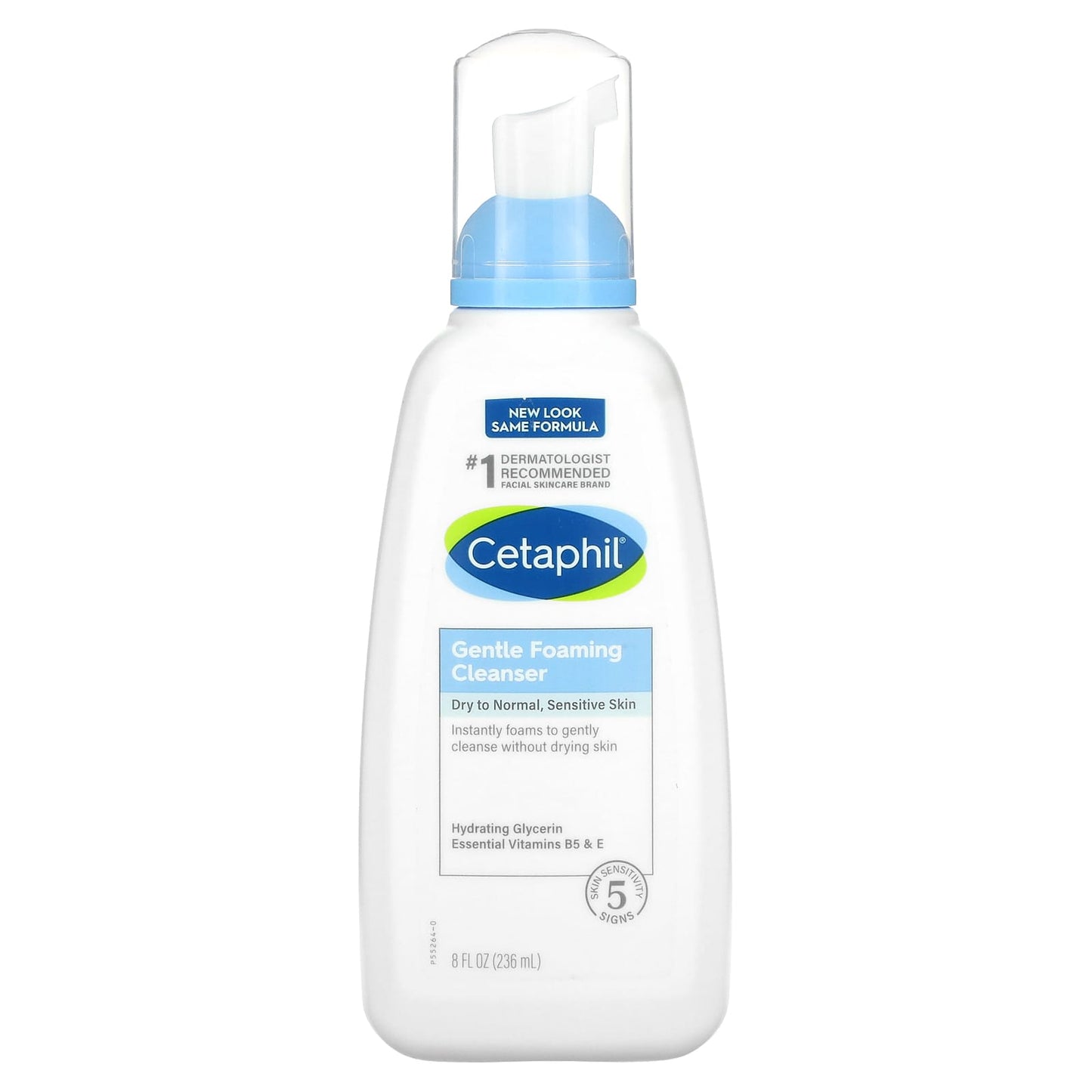 Gentle Fragrance-Free Foaming Cleanser by Cetaphil - 8 fl oz - Image 1