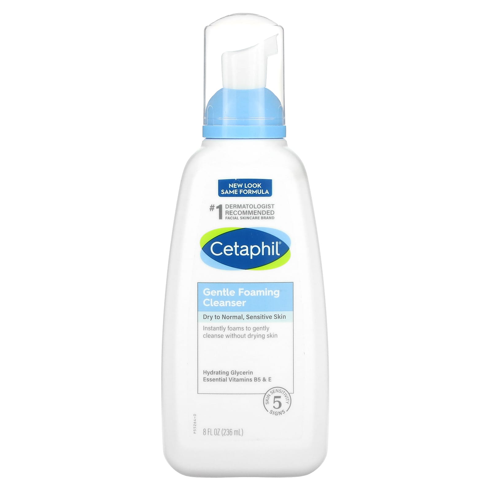 Gentle Fragrance-Free Foaming Cleanser by Cetaphil - 8 fl oz - Image 1
