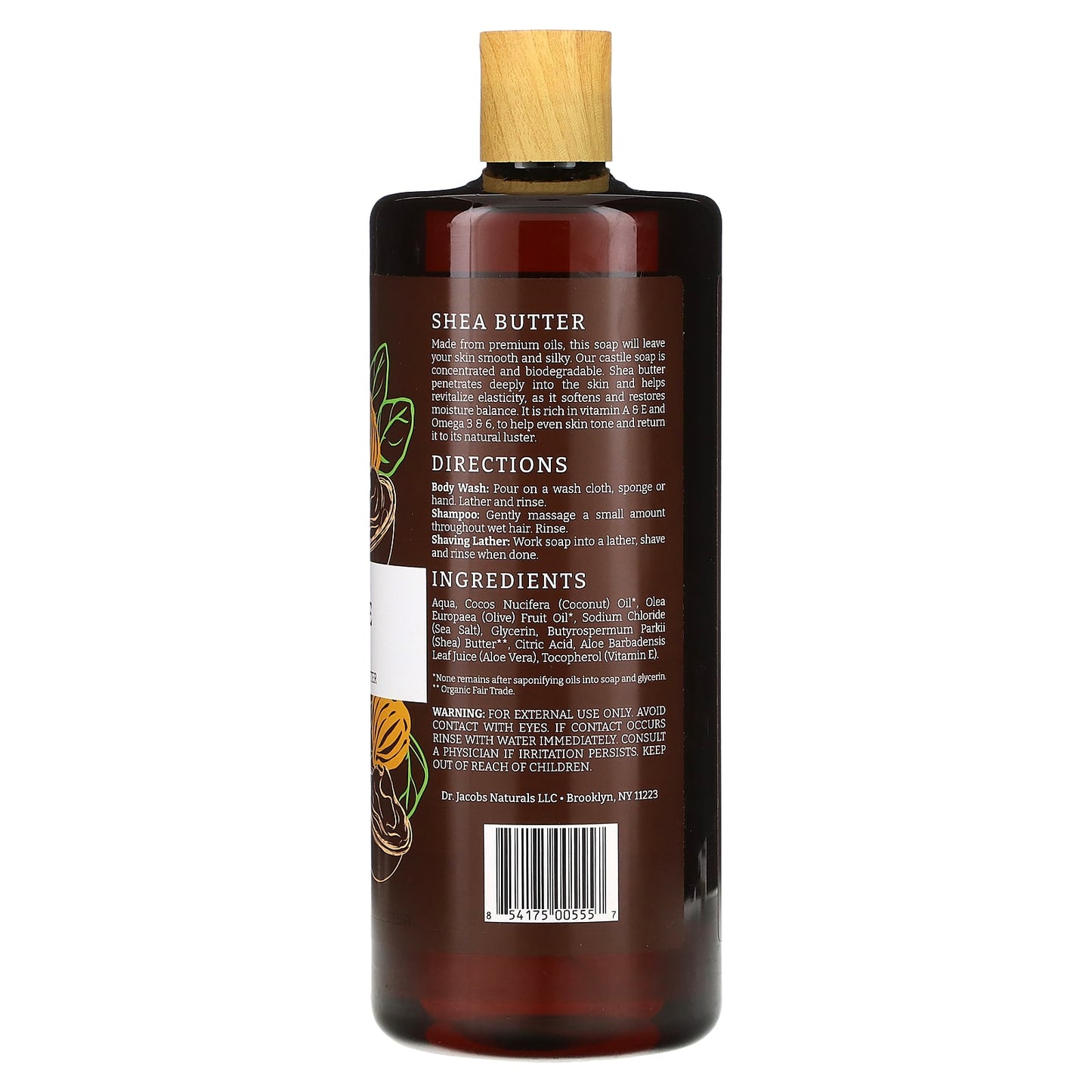 Nourishing Plant-Based Castile Body Wash with Organic Shea Butter - Image 2
