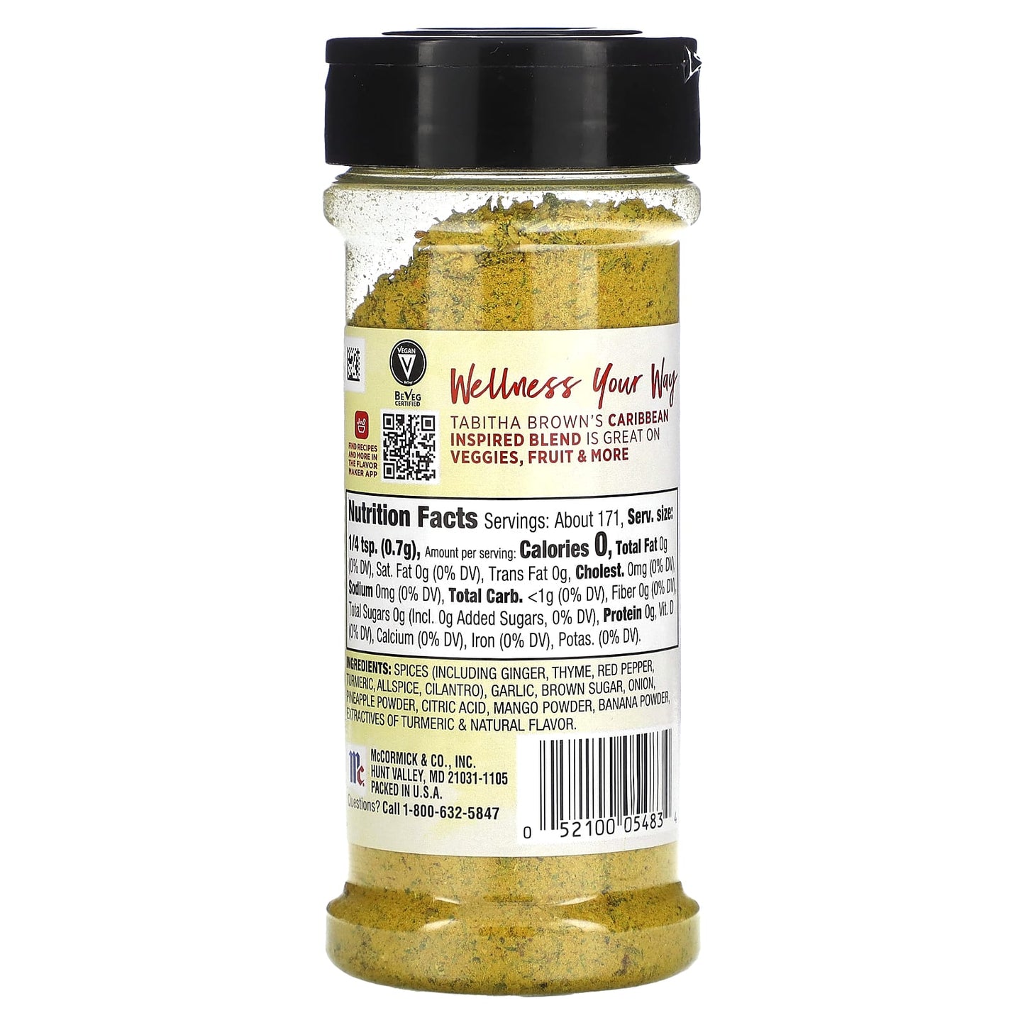 McCormick, All Purpose Seasoning, Sunshine by Tabitha Brown, Salt Free, 4.25 oz (120 g) - Image 2