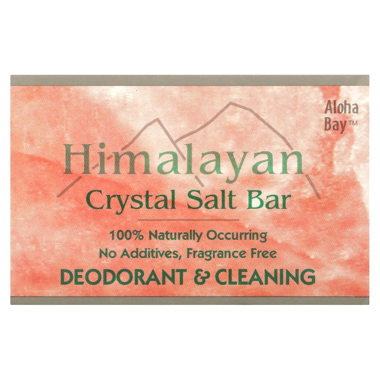 Natural Himalayan Crystal Salt Soap Bar, Fragrance Free, 9 oz - Image 1