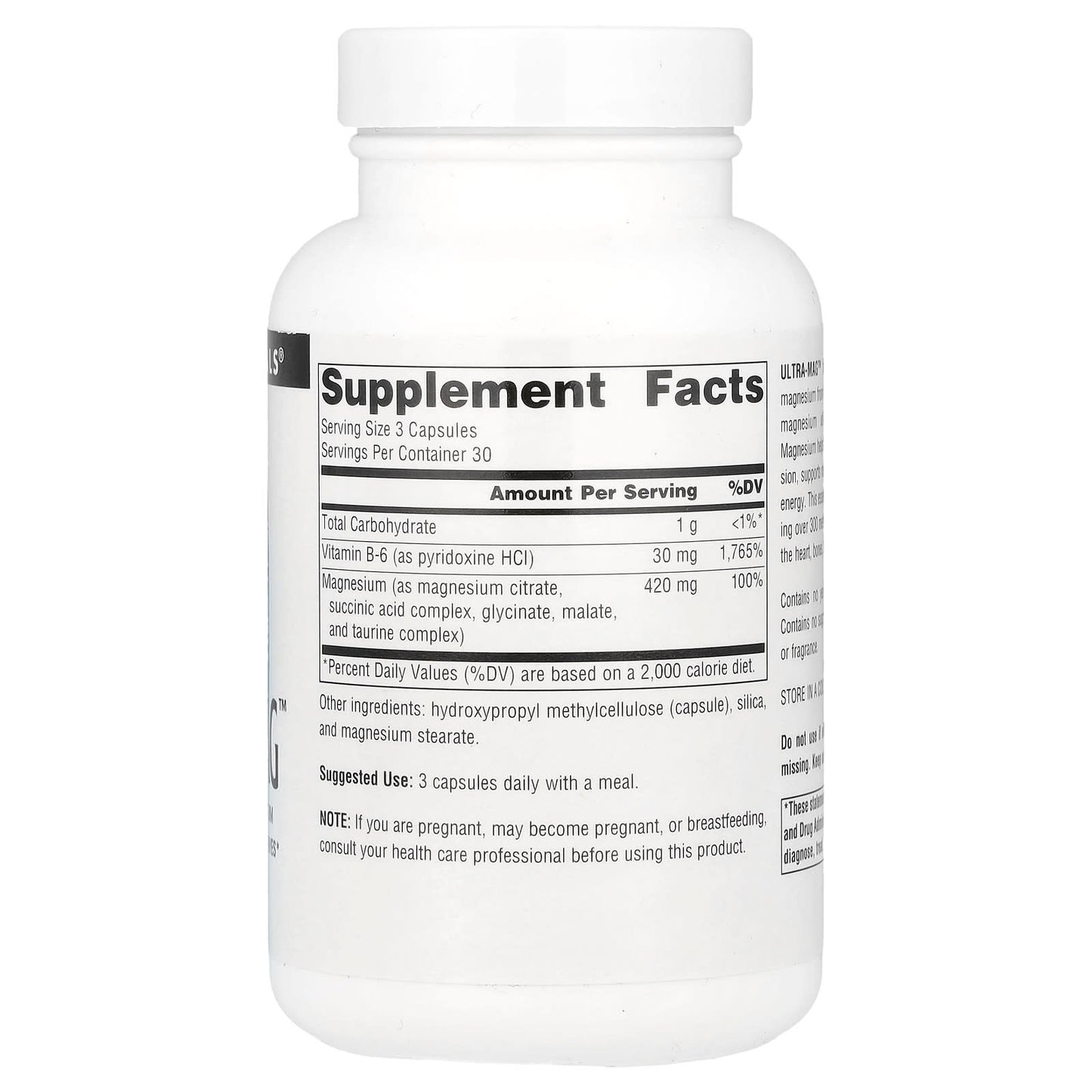 Source Naturals, Ultra-Mag™, 90 Vegan Capsules