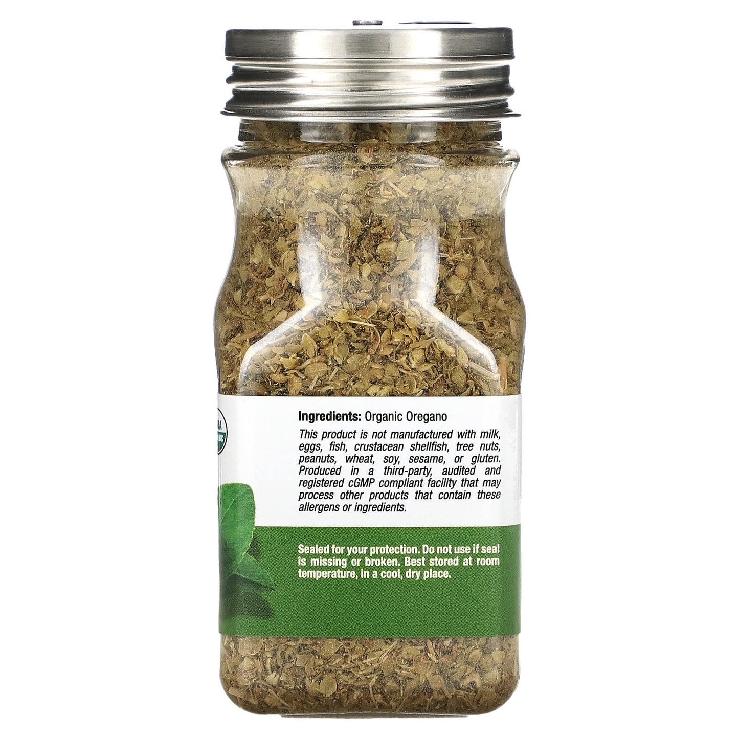 California Gold Nutrition Organic Oregano - 0.80 oz (22.6g) - Image 2