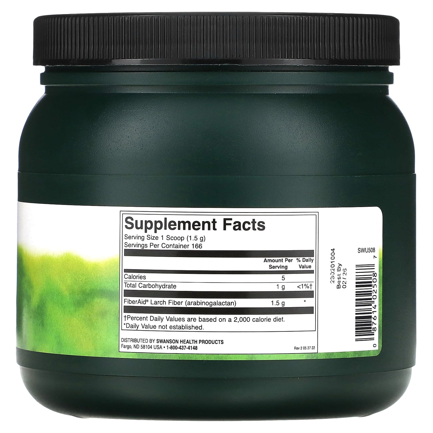 Swanson, FiberAid Larch Tree Arabinogalactan (AG), 8.8 oz (250 g) - Image 2