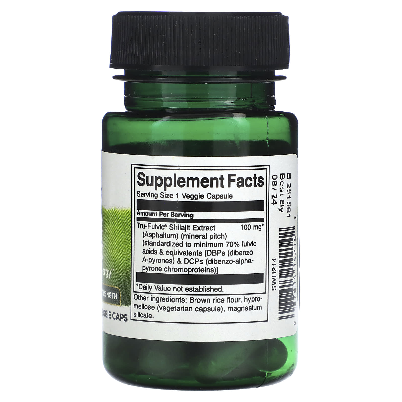 Swanson, Shilajit Extract, 100 mg, 30 Veggie Caps - Image 2