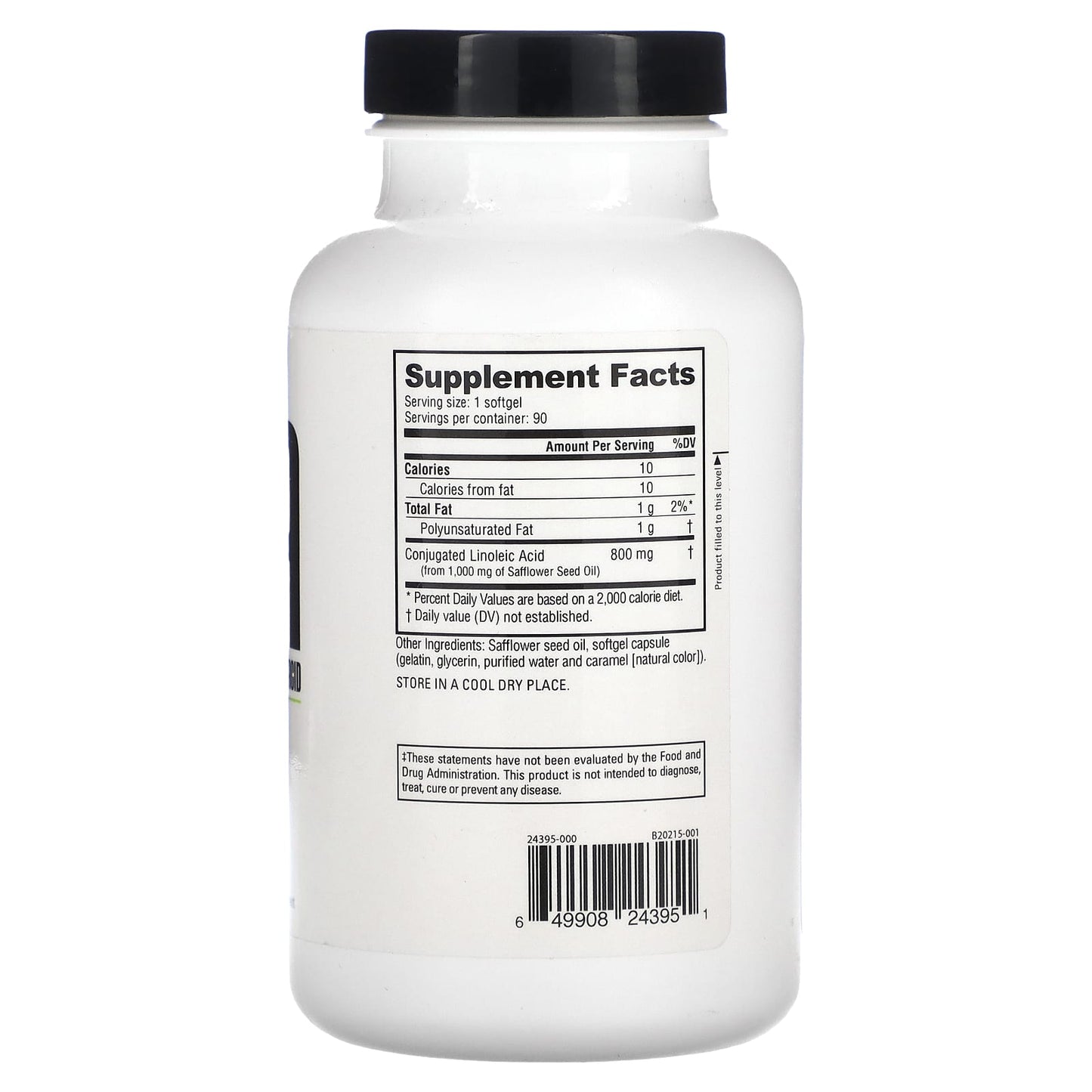 NutraBio, CLA, 800 mg , 90 Softgels - Image 2