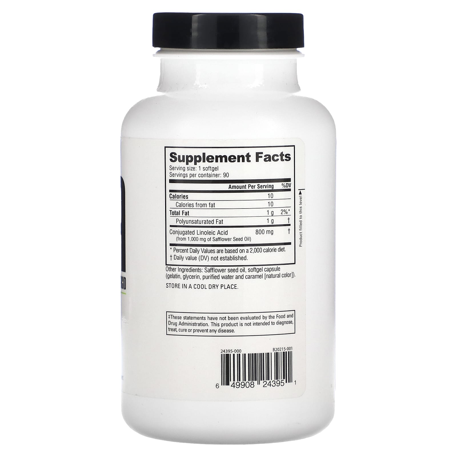NutraBio, CLA, 800 mg , 90 Softgels - Image 2