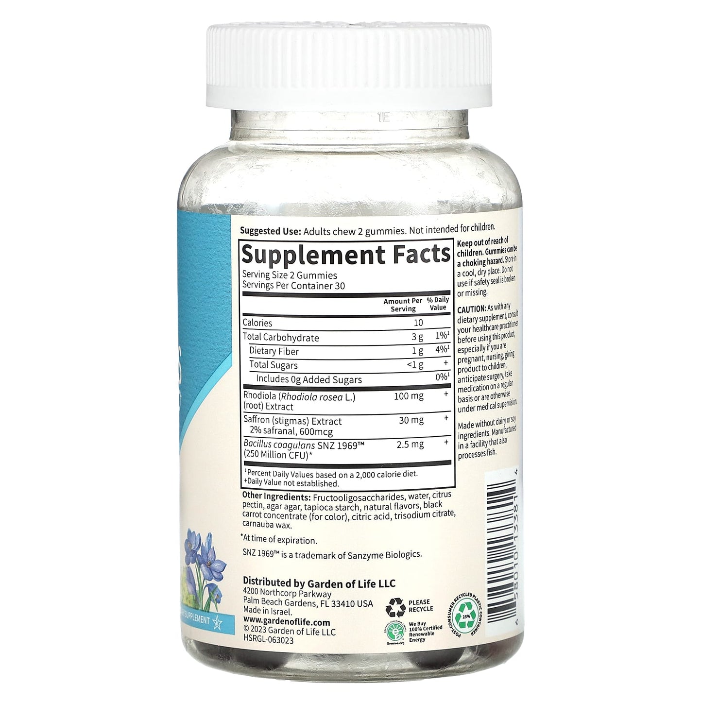 Garden of Life Stress Relief Gummies for Mood Support - Image 2
