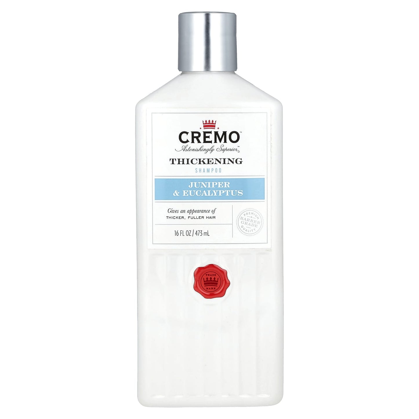 Cremo Thickening Shampoo with Juniper & Eucalyptus (473ml) - Image 1