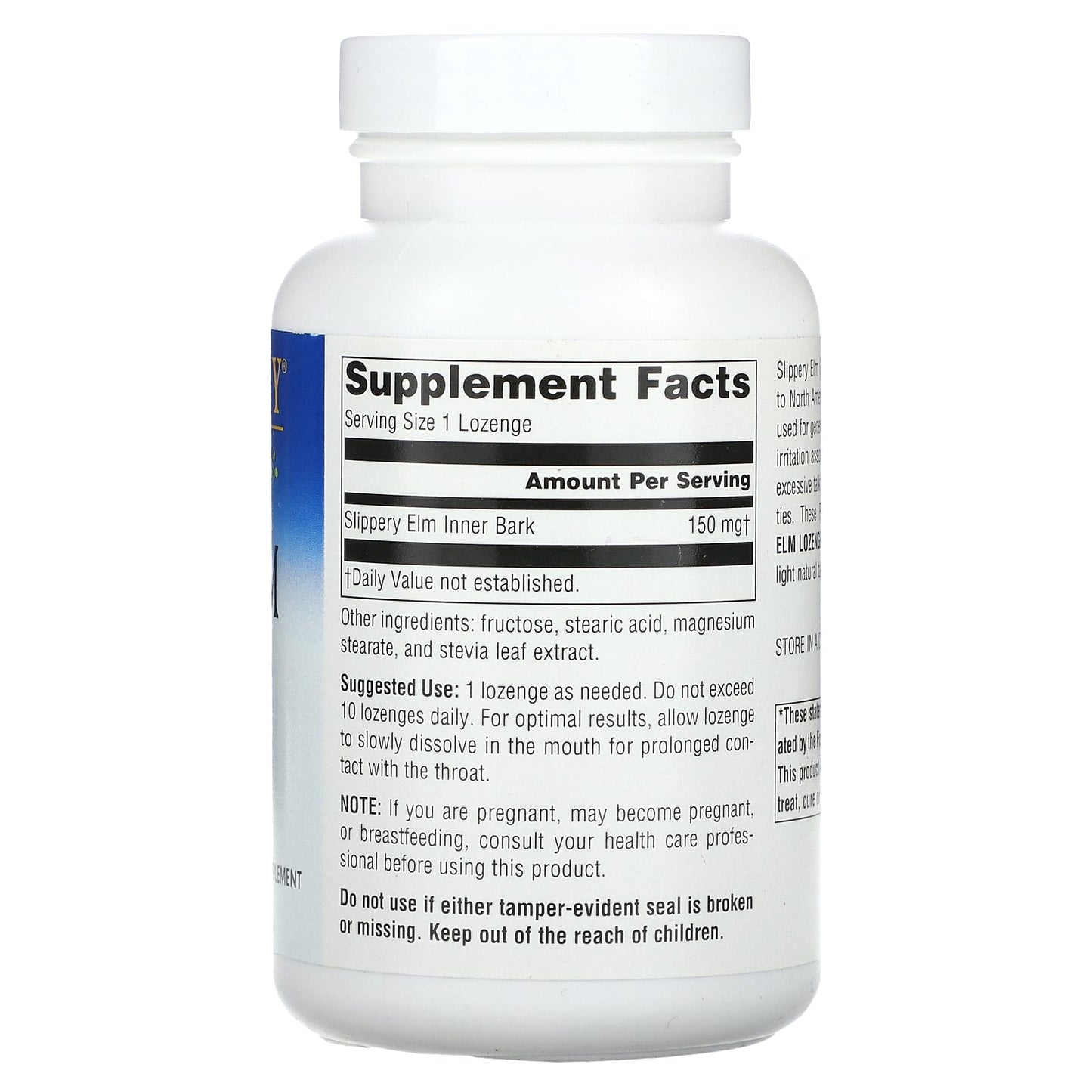 Planetary Herbals, Slippery Elm Lozenges, Unflavored, 150 mg, 200 Lozenges - Image 2