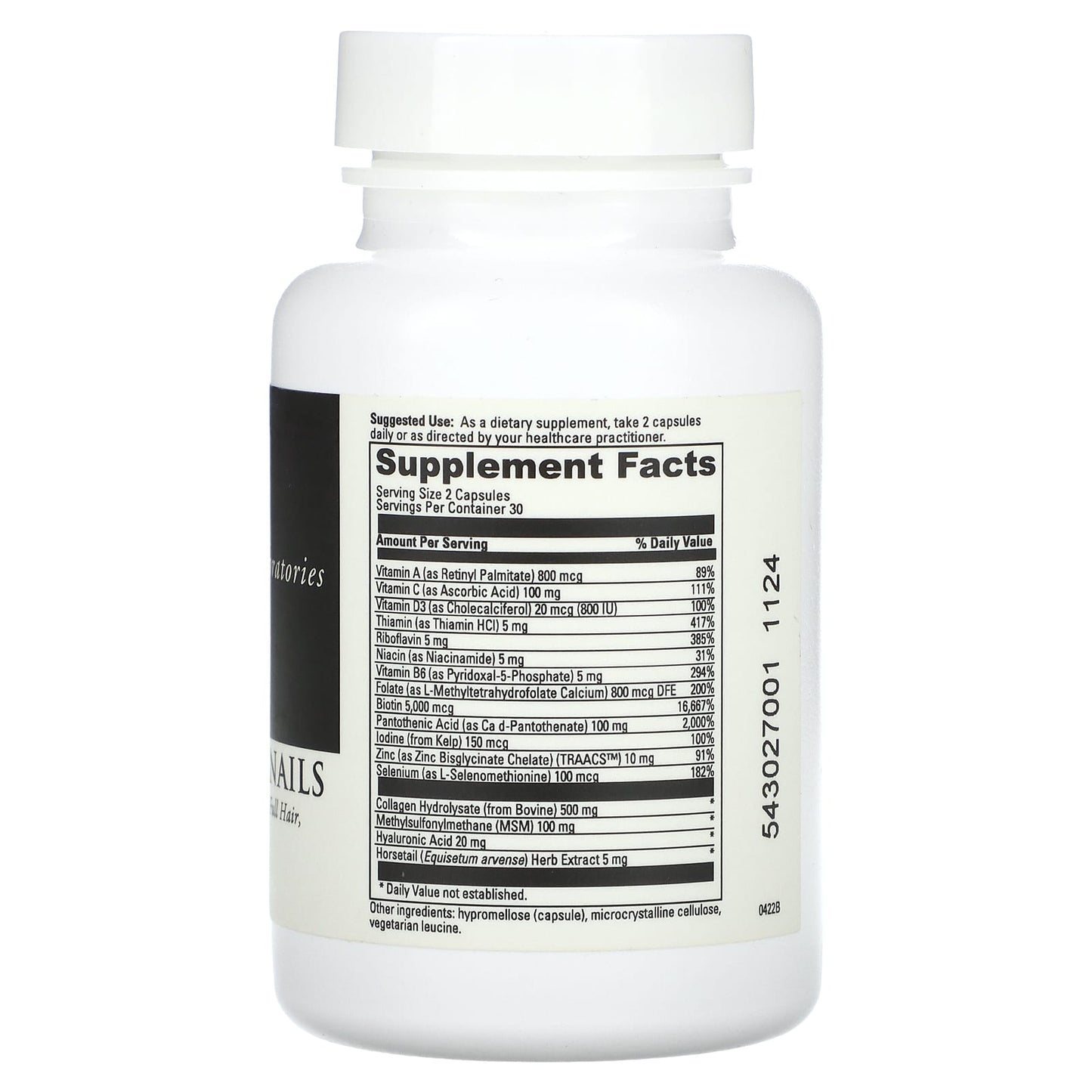 DaVinci Laboratories, Hair, Skin & Nails, 60 Capsules