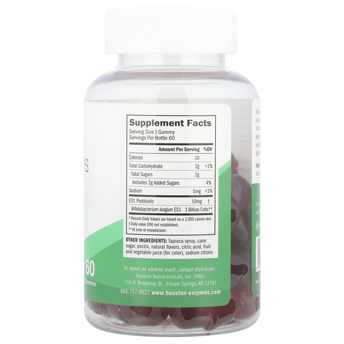 Houston Enzymes Bio-Yummies Fruit Punch 60 Gummies for Digestive Health - Image 2