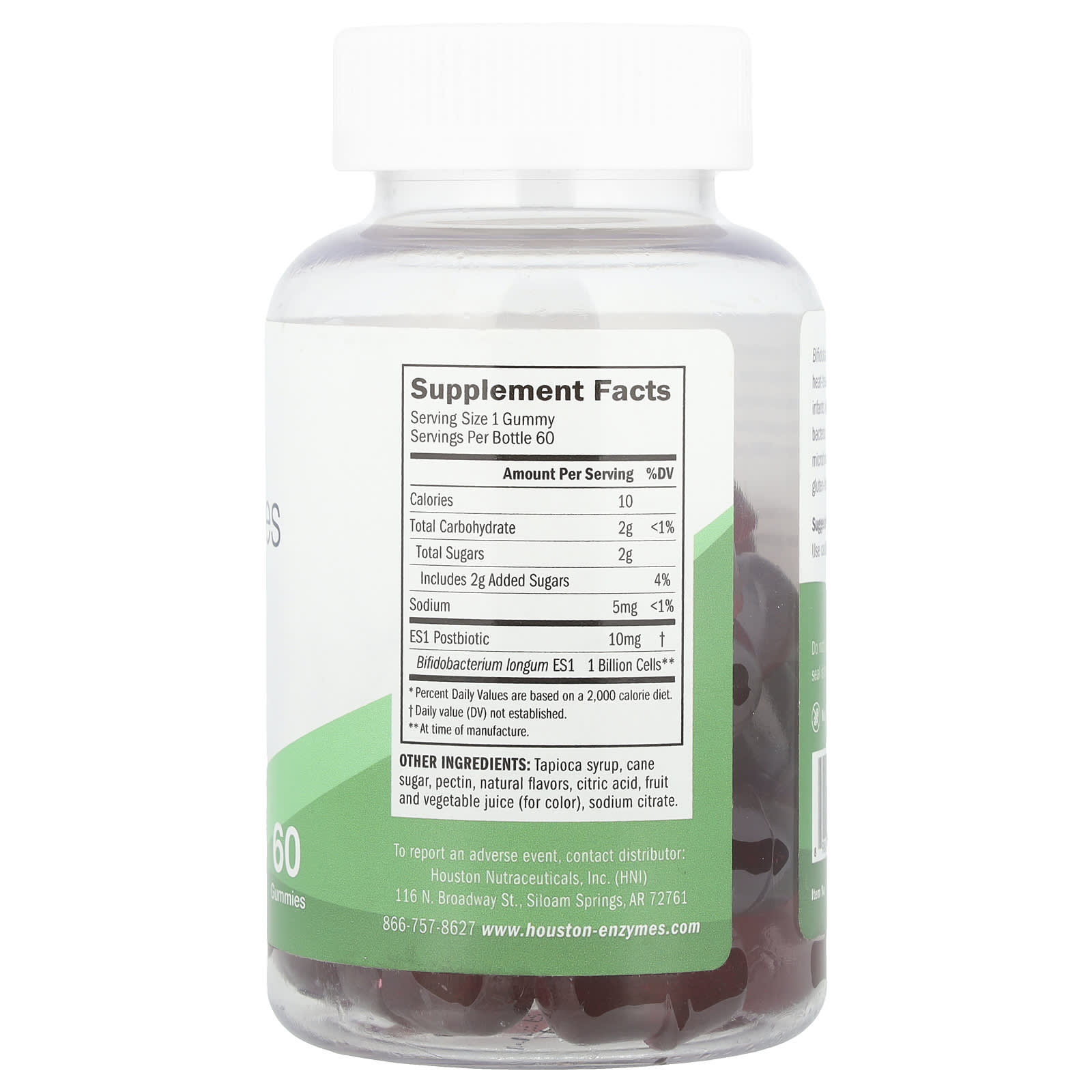 Houston Enzymes Bio-Yummies Fruit Punch 60 Gummies for Digestive Health - Image 2