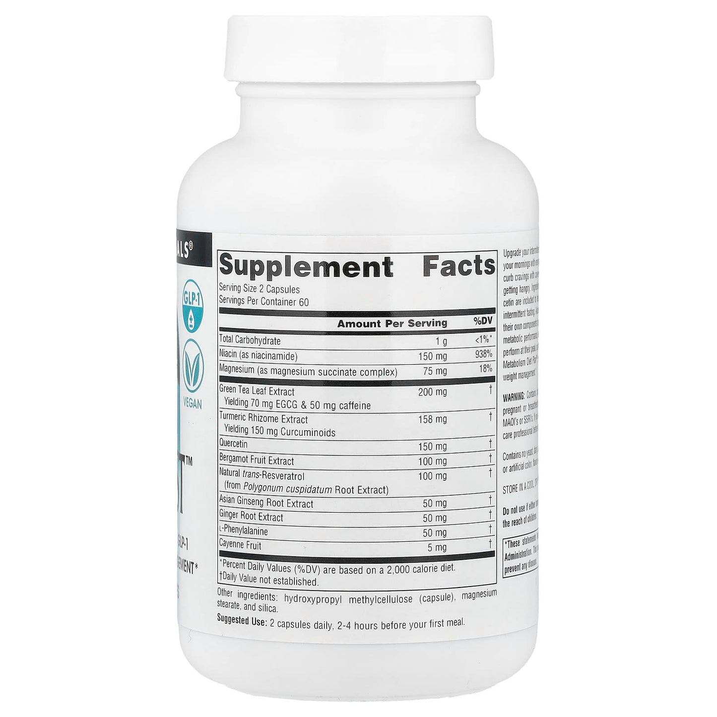 Source Naturals, RealFast™, 120 Vegan Capsules - Image 2