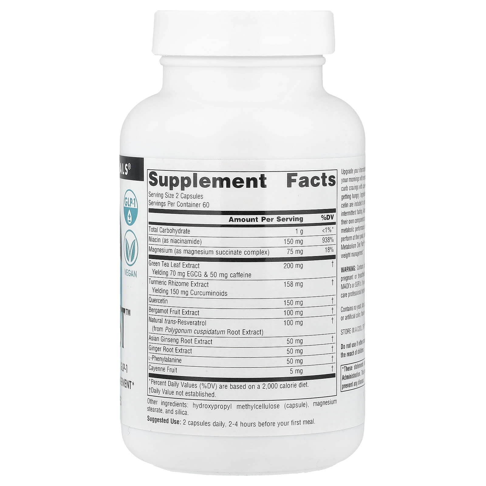 Source Naturals, RealFast™, 120 Vegan Capsules - Image 2
