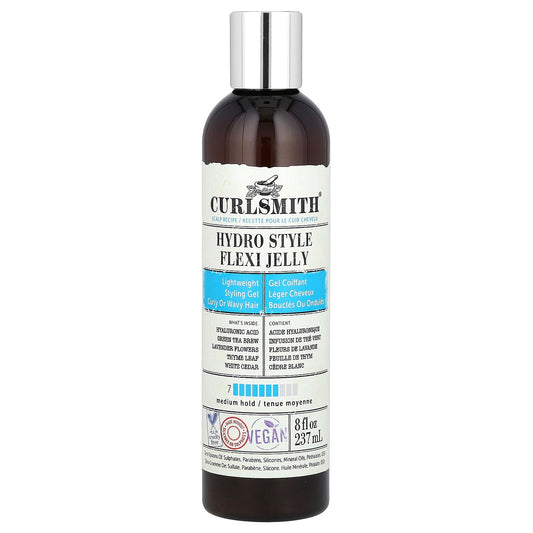 Curlsmith Hydro Style Flexi Jelly for Curly & Wavy Hair, 8 fl oz - Image 1