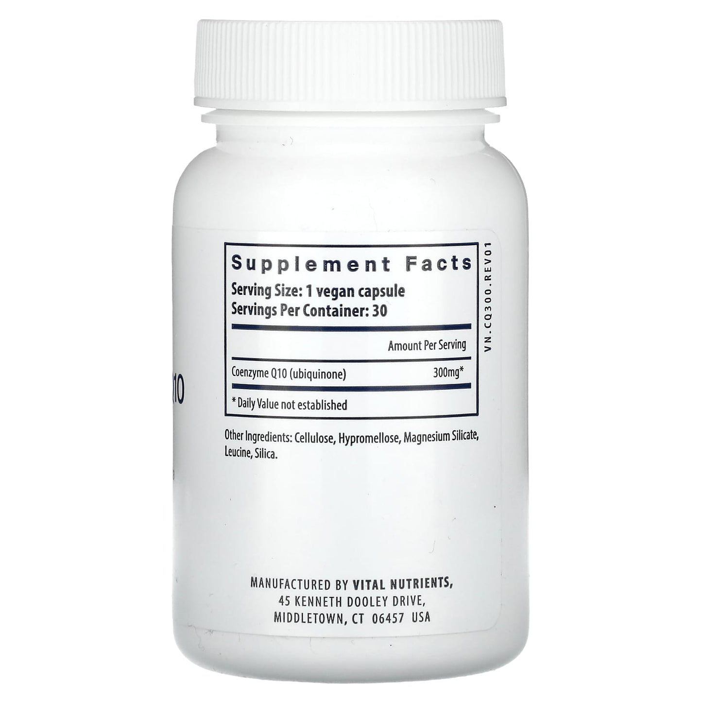 Vital Nutrients, Coenzyme Q10, 300 mg, 30 Vegan Capsules - Image 2
