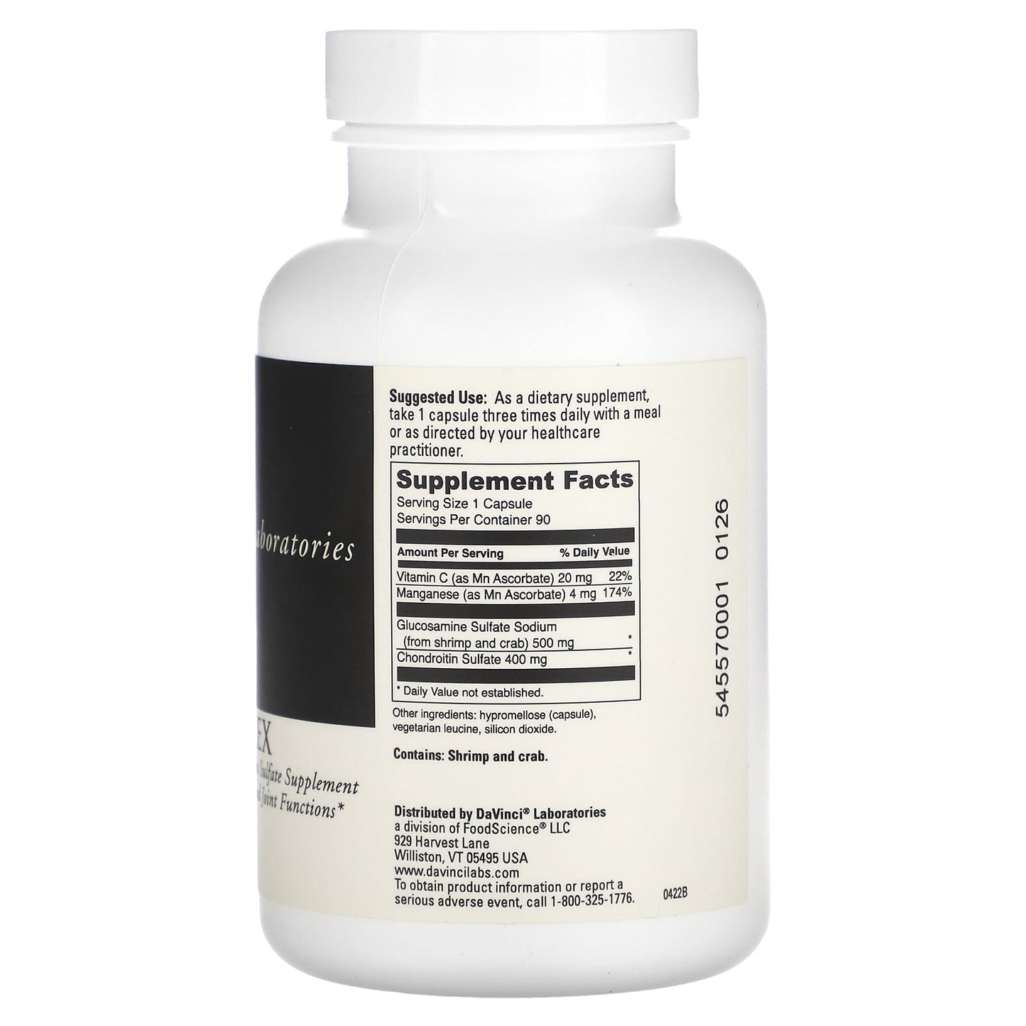 DaVinci Laboratories Natural Flex 90 Capsules - Support Joint Health - Image 2