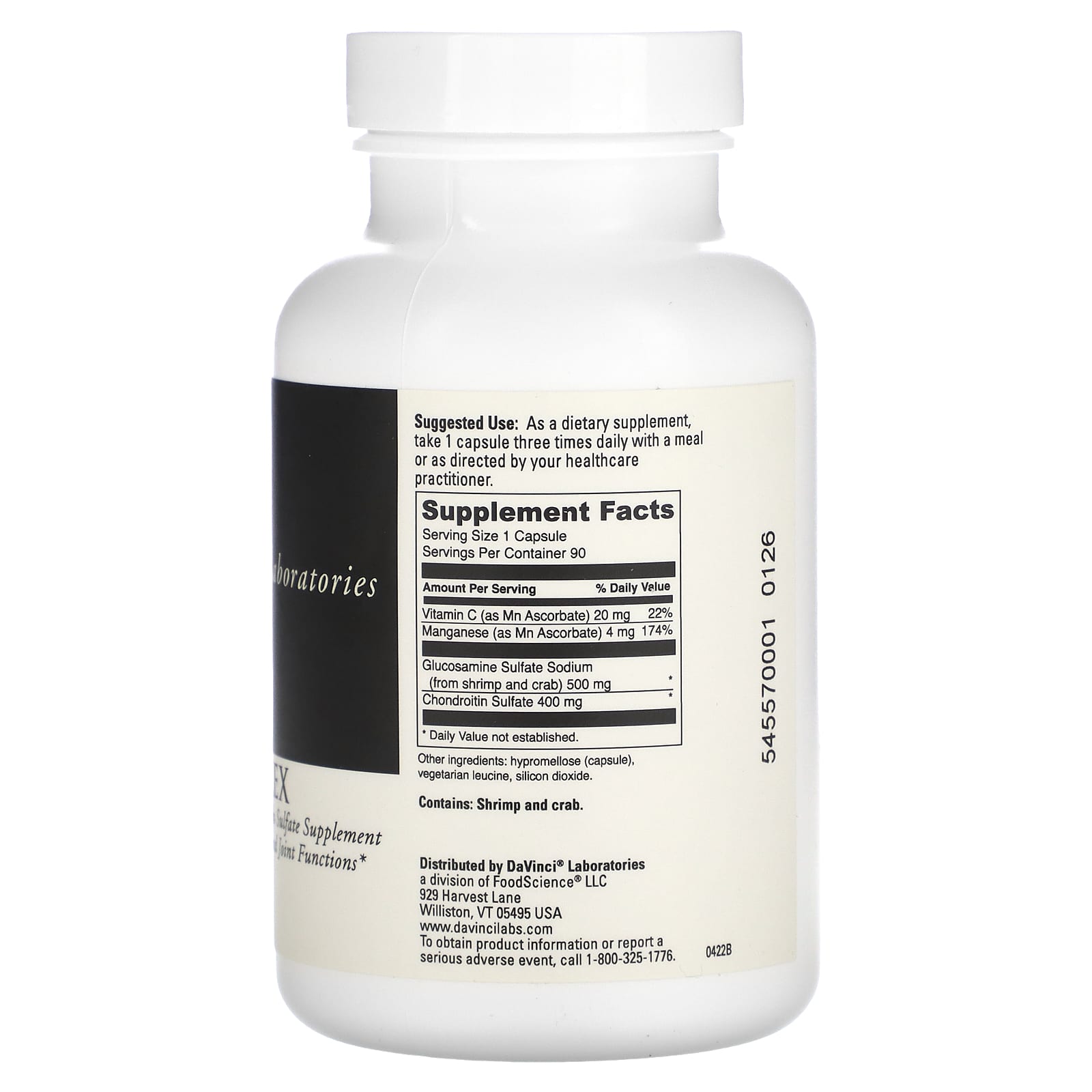 DaVinci Laboratories Natural Flex 90 Capsules - Support Joint Health - Image 2