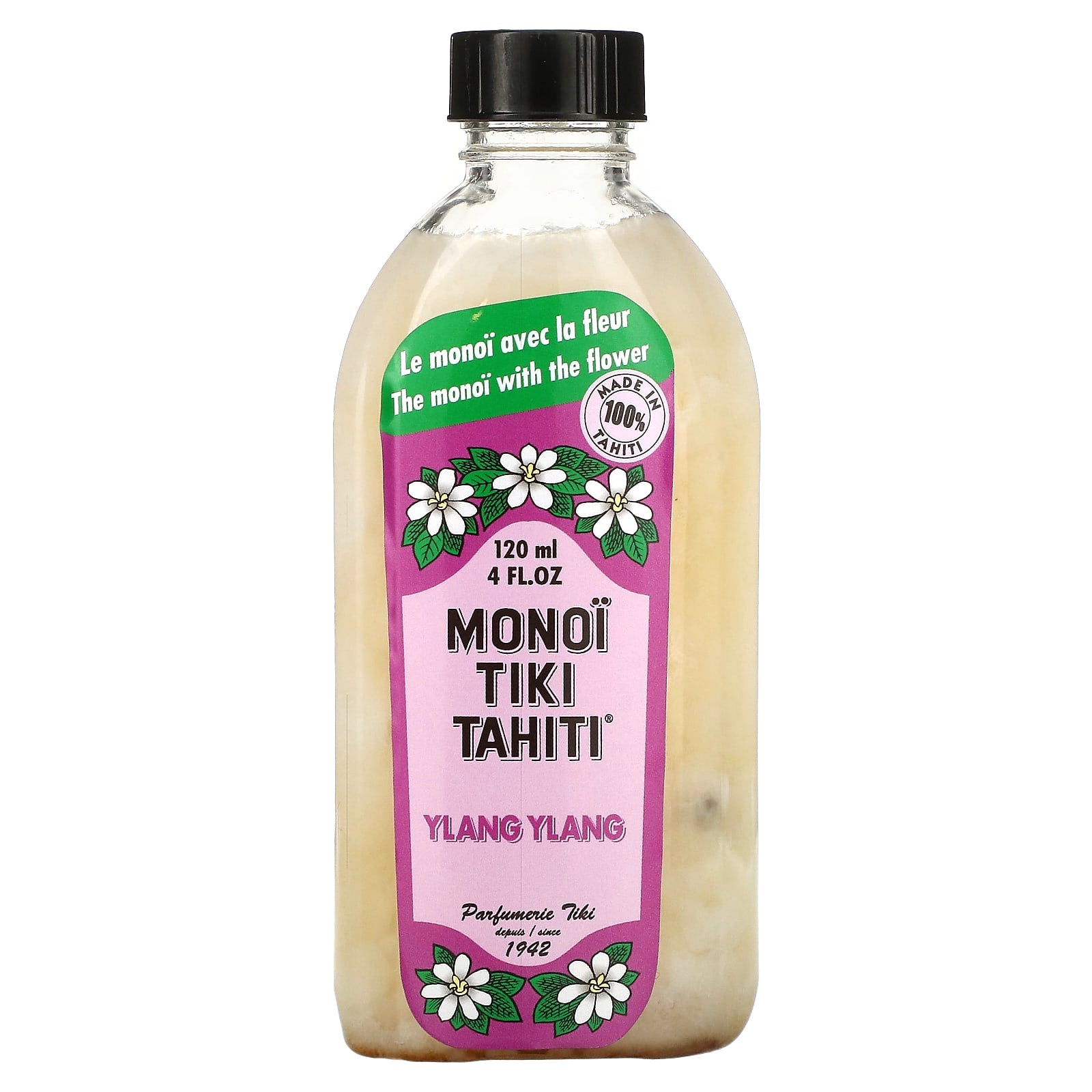 Monoi Tiare Tahiti, Monoi Tiki Tahiti®, Ylang Ylang, 4 fl oz (120 ml) - Image 1