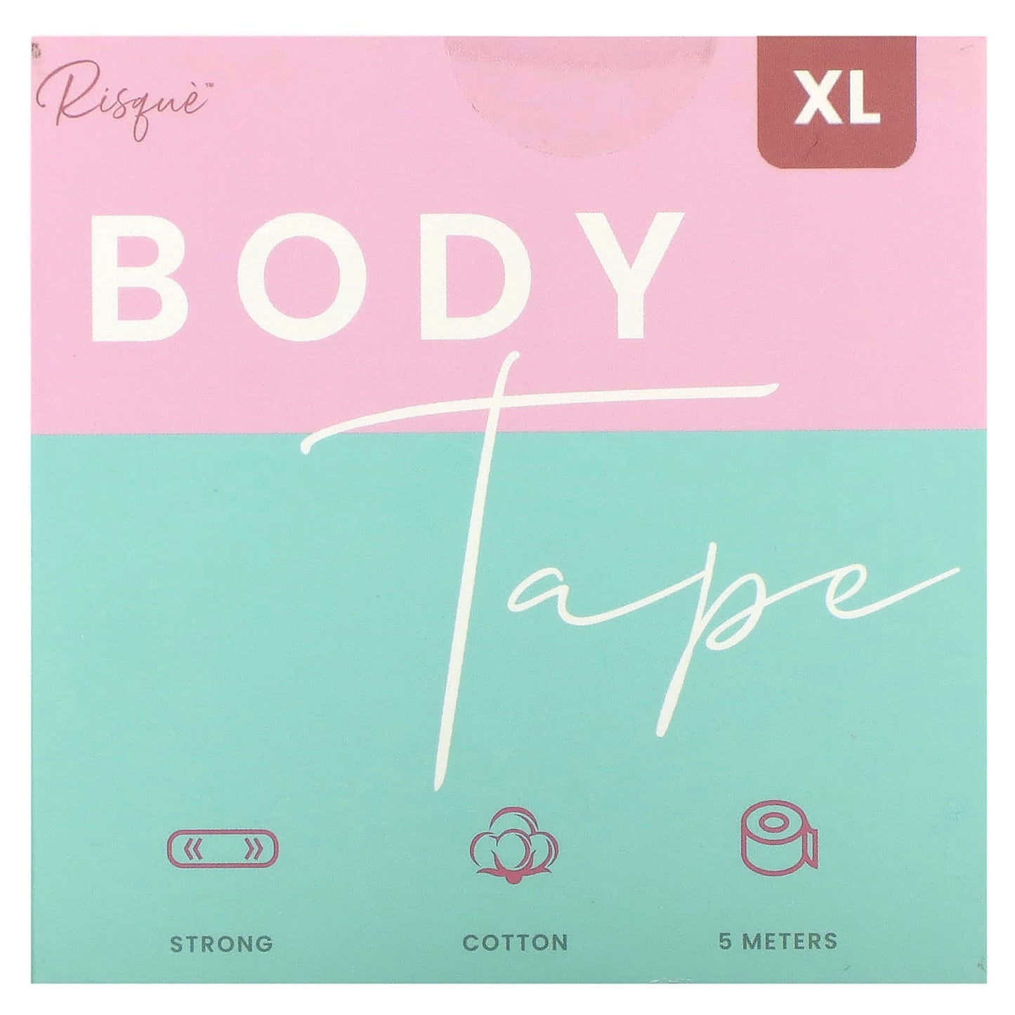 Risque, Body Tape XL, Beige, 1 Roll, 5 Meters - Image 1