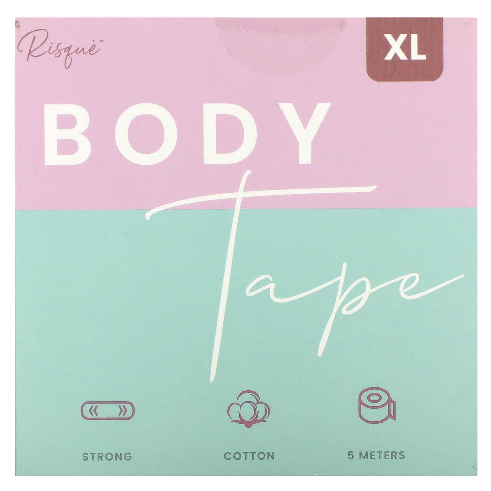Risque, Body Tape XL, Beige, 1 Roll, 5 Meters - Image 1