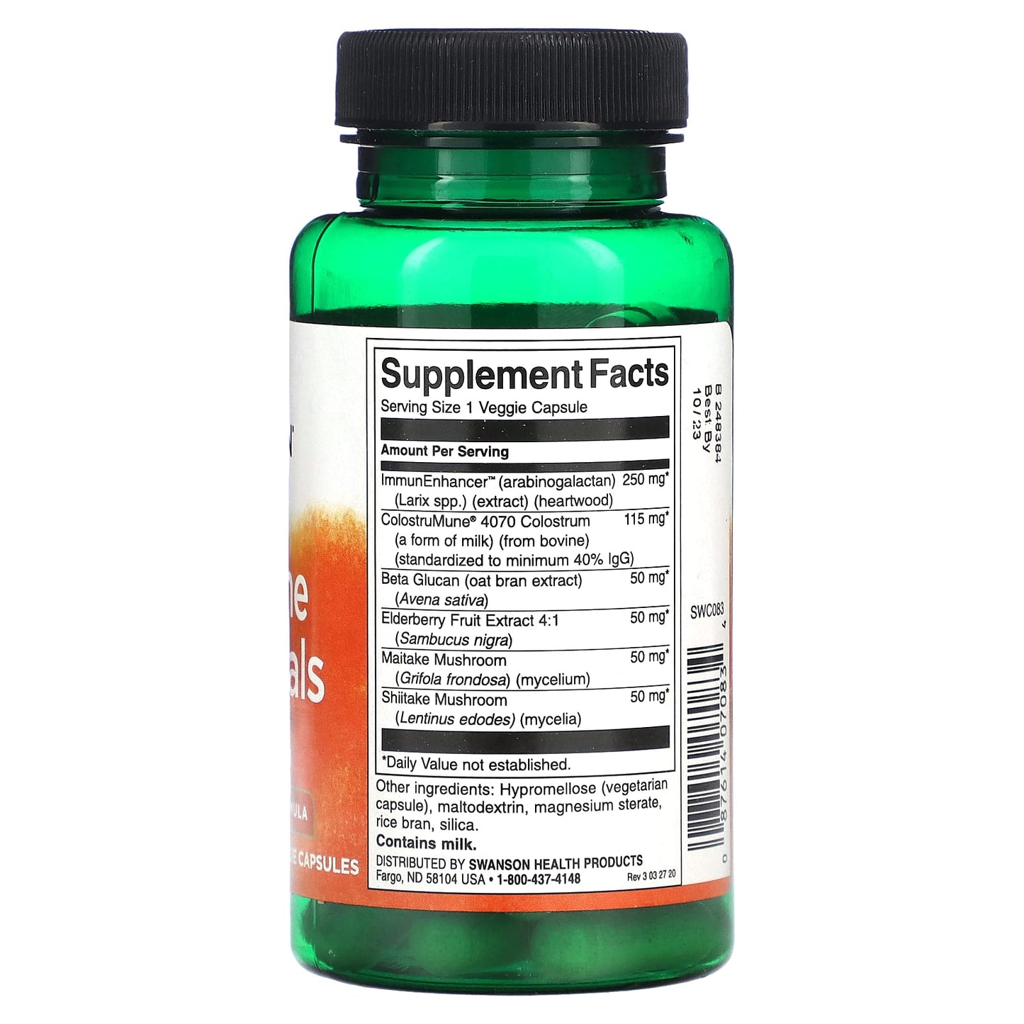 Swanson, Immune Essentials, 60 Veggies Capsules - Image 2