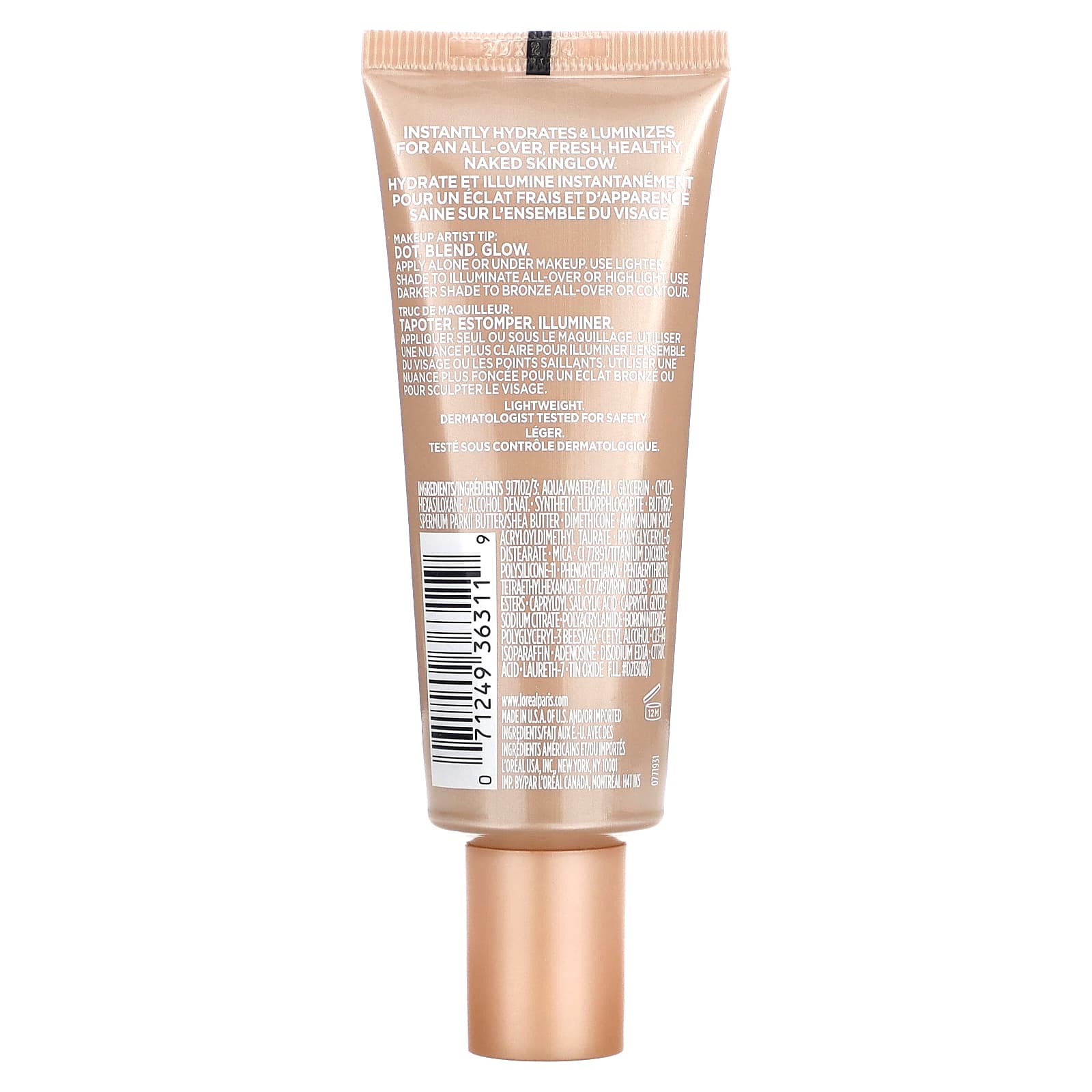L'Oréal, True Match, Lumi Glotion, 902 Light Glow, 1.35 fl oz (40 ml) - Image 2