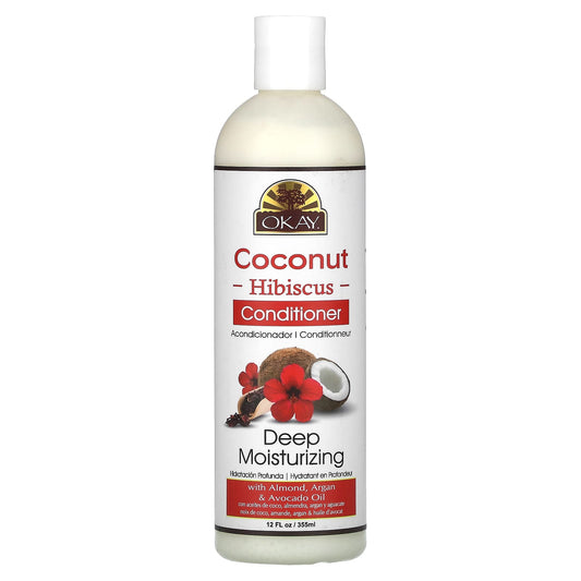 Okay Pure Naturals, Conditioner, Coconut Hibiscus, 12 fl oz (355 ml) - Image 1