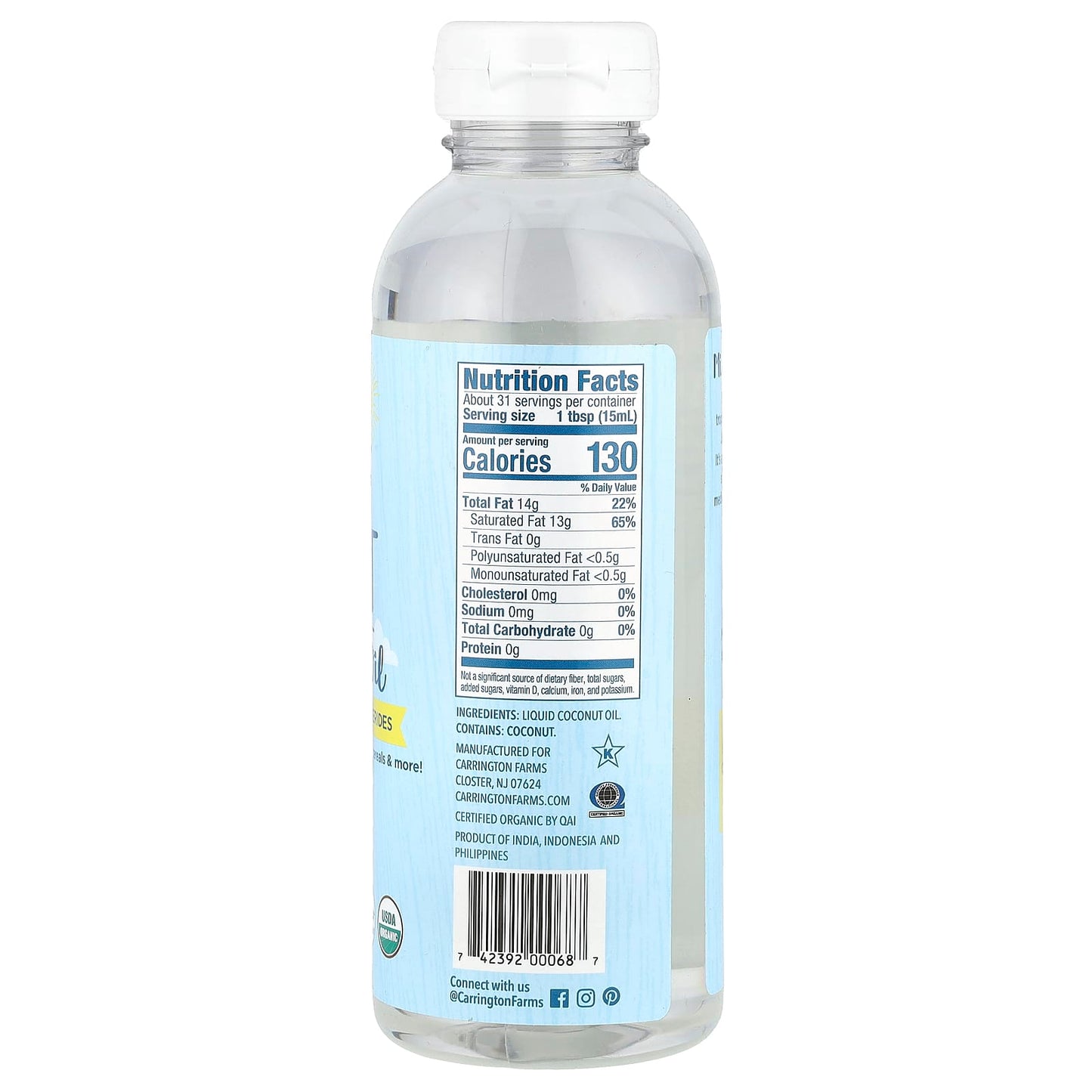 Organic MCT Liquid Coconut Oil for Energy Boost - Image 2