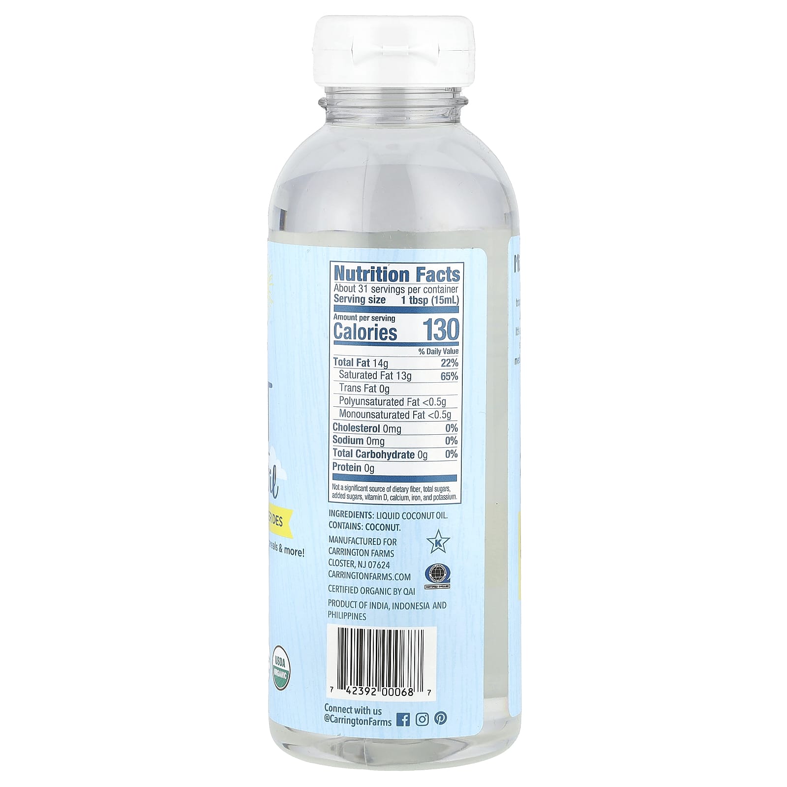Organic MCT Liquid Coconut Oil for Energy Boost - Image 2