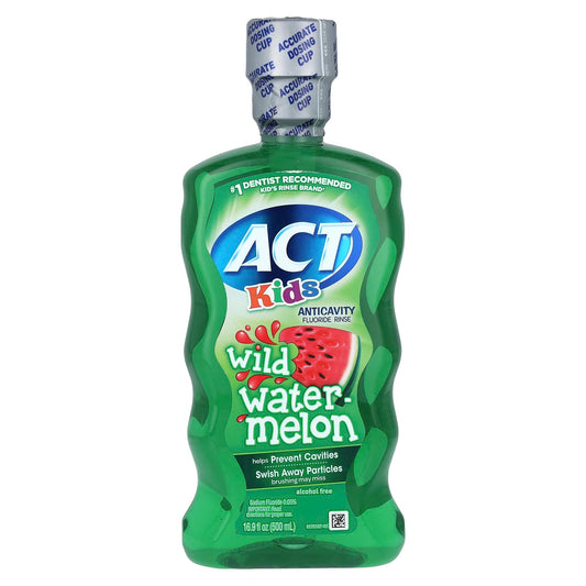 Act Anticavity Fluoride Rinse, Wild Watermelon, 16.9 fl oz for Kids - Image 1