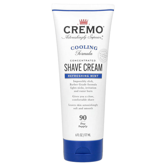 Cremo Refreshing Mint Shave Cream - Soothing, Non-Irritating, & Long-Lasting - Image 1