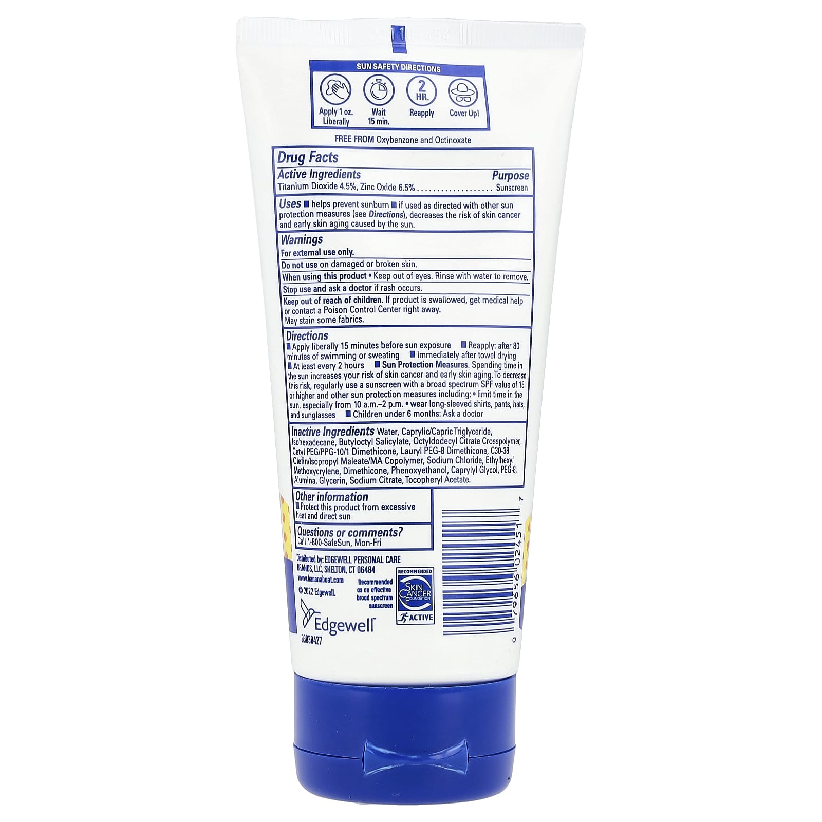 Banana Boat Kids Mineral Sunscreen Lotion, SPF 50+, 6 fl oz (177 ml) - Image 2