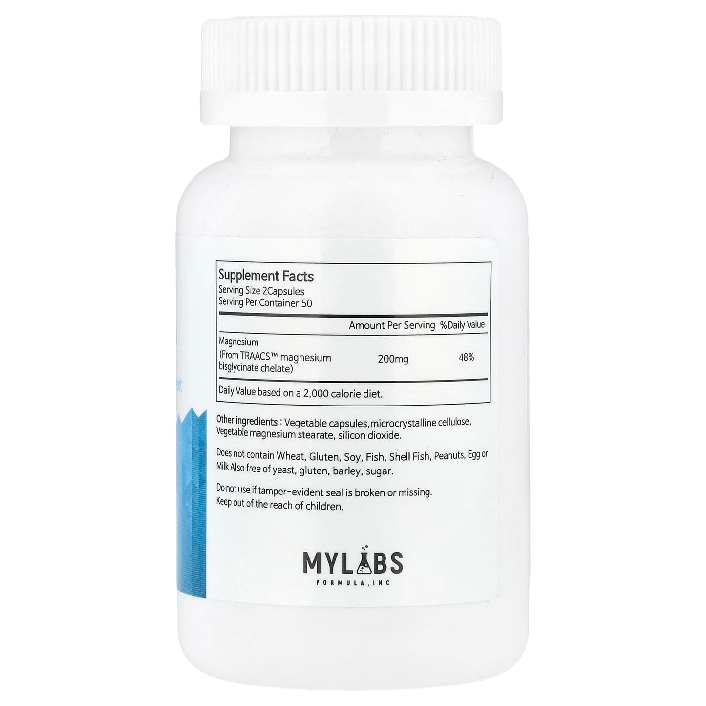 Mylabs, Mag-Up, 100 Vegetable Capsules (100 mg per Capsule) - Image 2