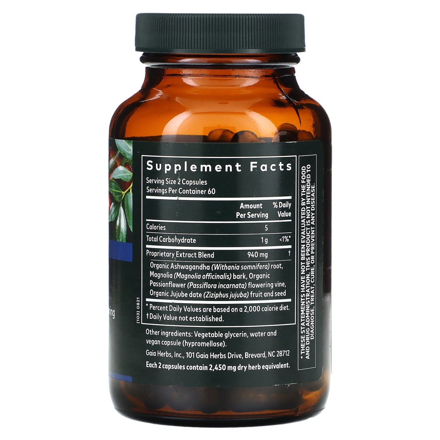 Gaia Herbs SleepThru - 120 Vegan Liquid Phyto-Caps for Stress Relief - Image 2
