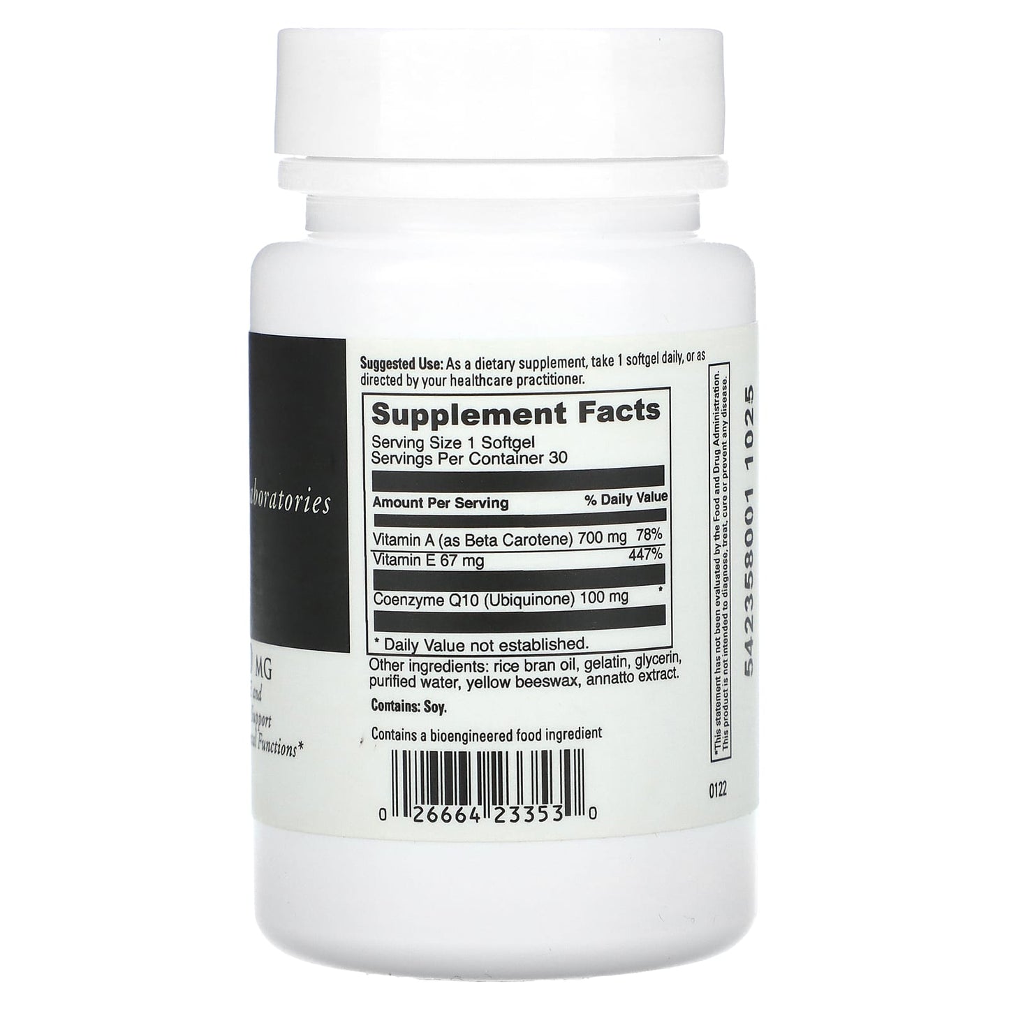 DaVinci Laboratories, CoQsol, 100 mg , 30 Softgels