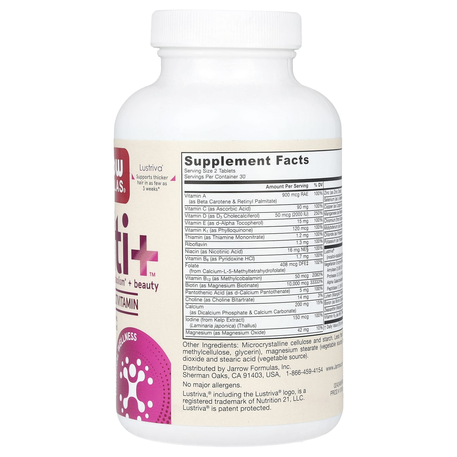 Women's Multivitamin by Jarrow Formulas - 60 Tablets - Image 2