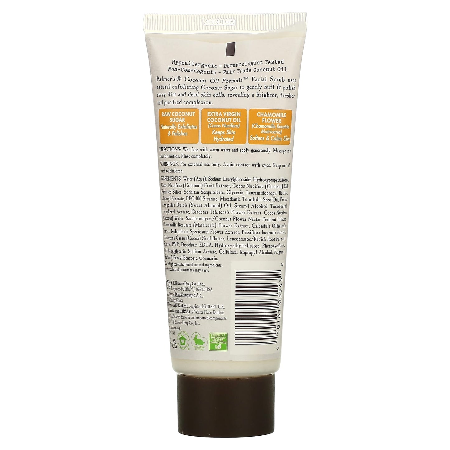 Palmer's, Coconut Oil Formula, Coconut Sugar Facial Scrub, 3.17 oz (90 g) - Image 2