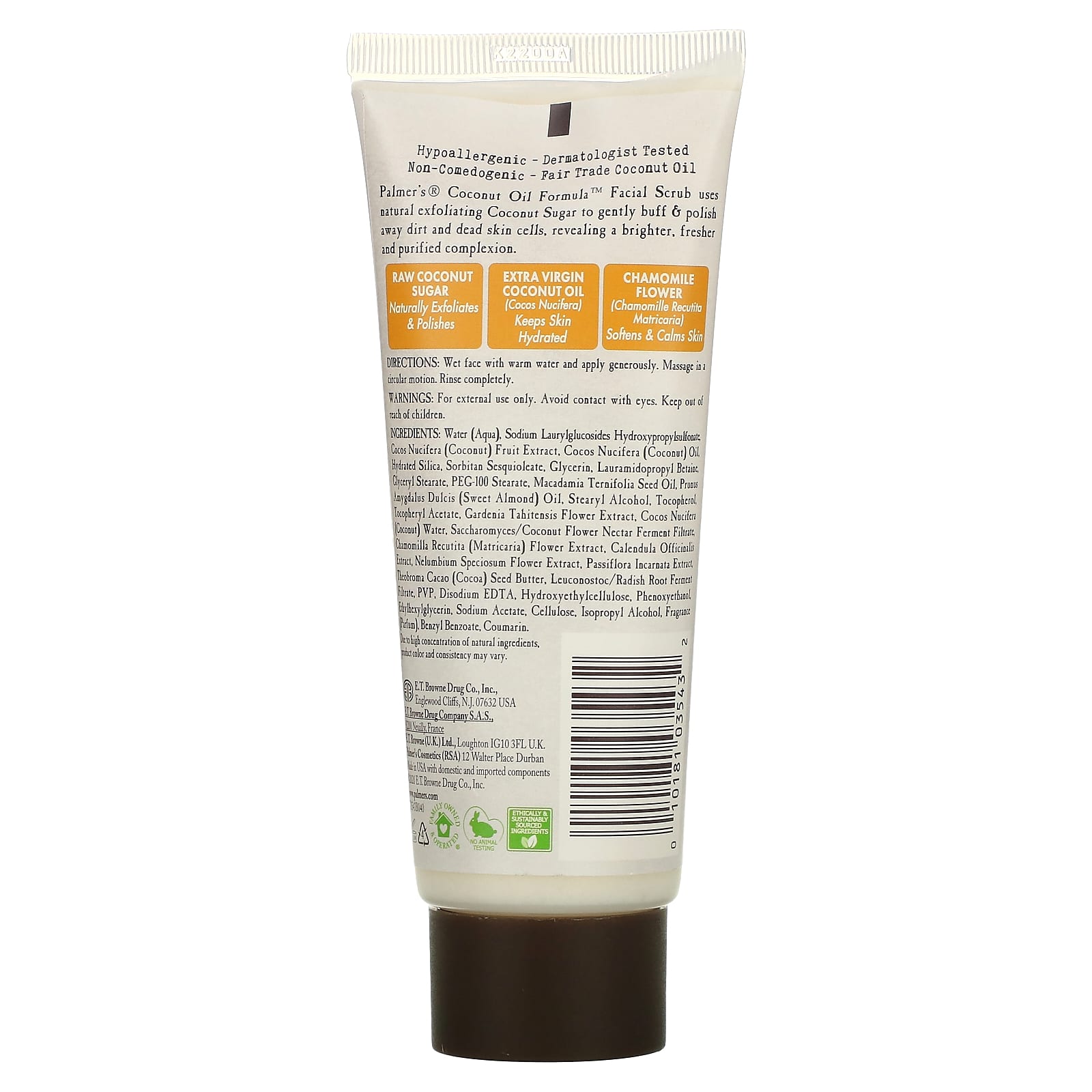 Palmer's, Coconut Oil Formula, Coconut Sugar Facial Scrub, 3.17 oz (90 g) - Image 2