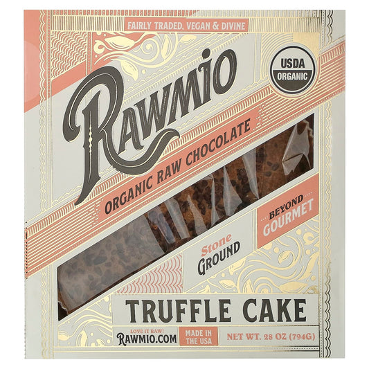 Rawmio, Organic Raw Chocolate Truffle Cake, 28 oz (794 g) - Image 1