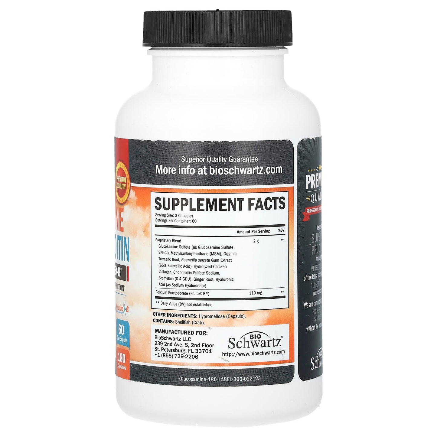 Maximum Strength Glucosamine MSM Chondroitin - Joint Health & Mobility - Image 2