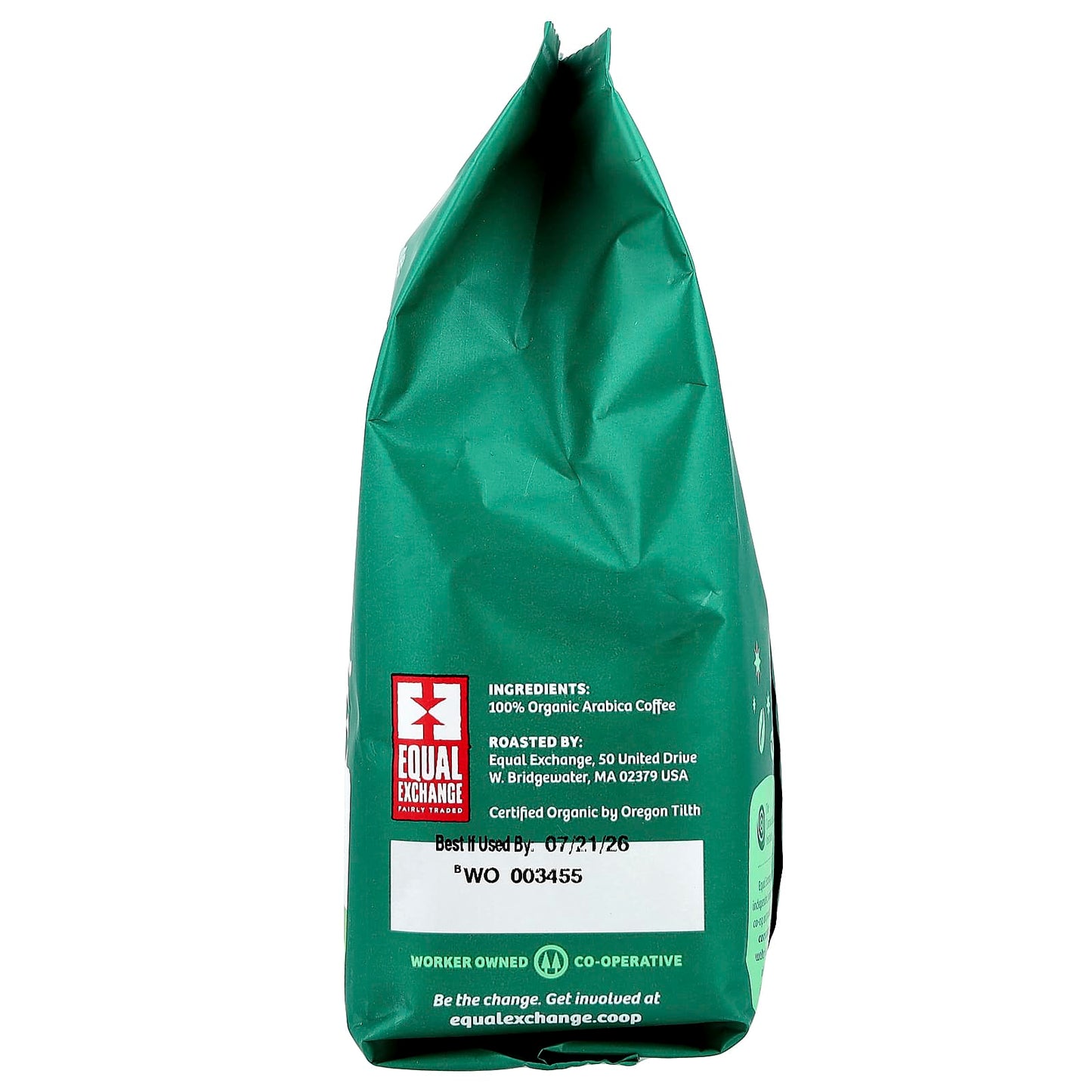 Decaf Organic Coffee, Medium Roast, Fair Trade, 100% Arabica, 8 oz - Image 2