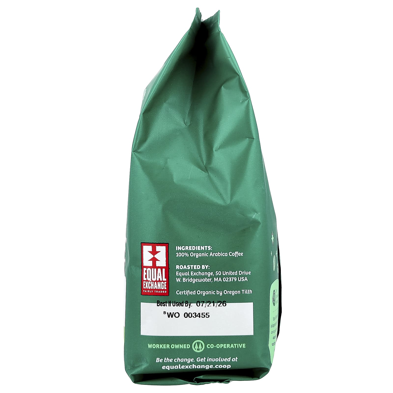 Decaf Organic Coffee, Medium Roast, Fair Trade, 100% Arabica, 8 oz - Image 2