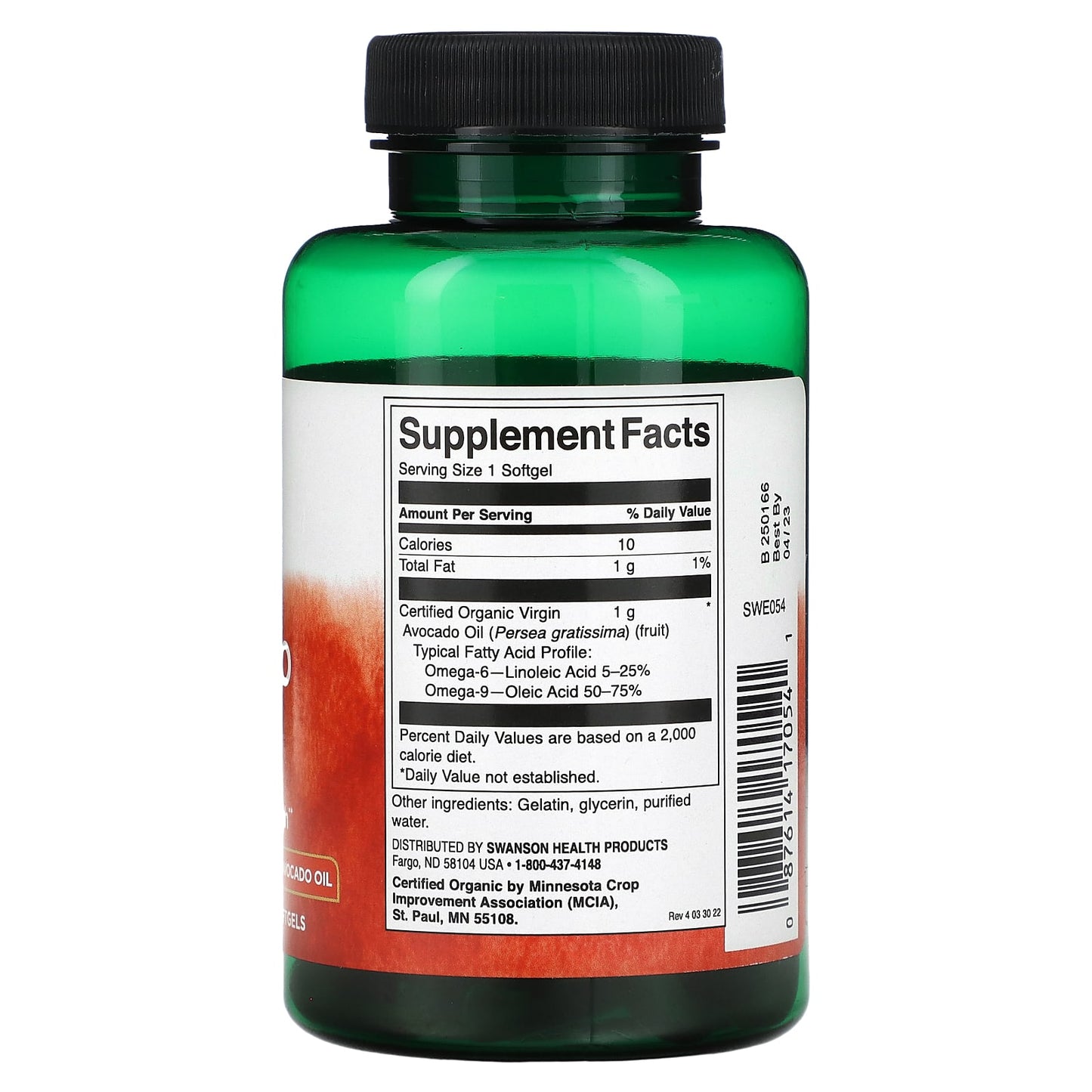 Swanson, Avocado Oil, 1,000 mg, 60 Softgels - Image 2