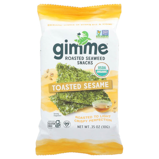 Organic Roasted Seaweed Snack in Toasted Sesame - Image 1