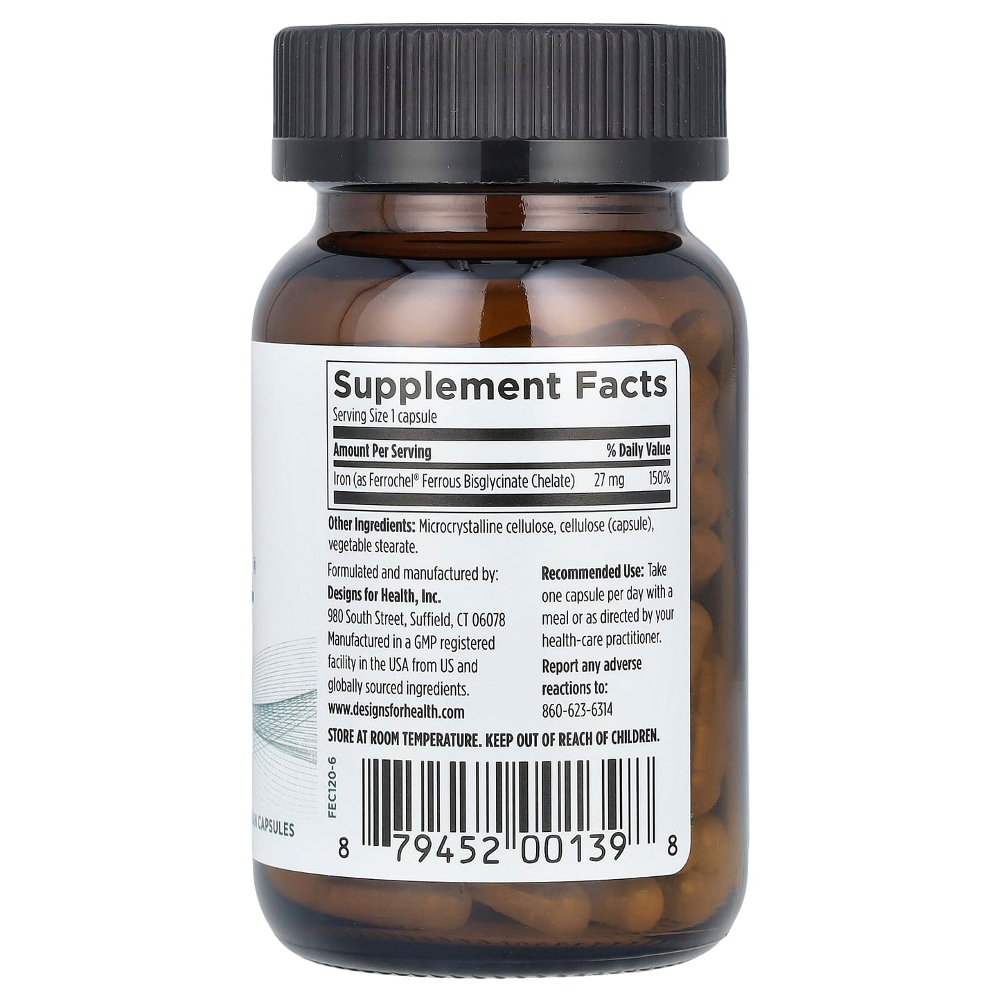 High-Quality Ferrochel Iron Supplement by Designs For Health - Image 2