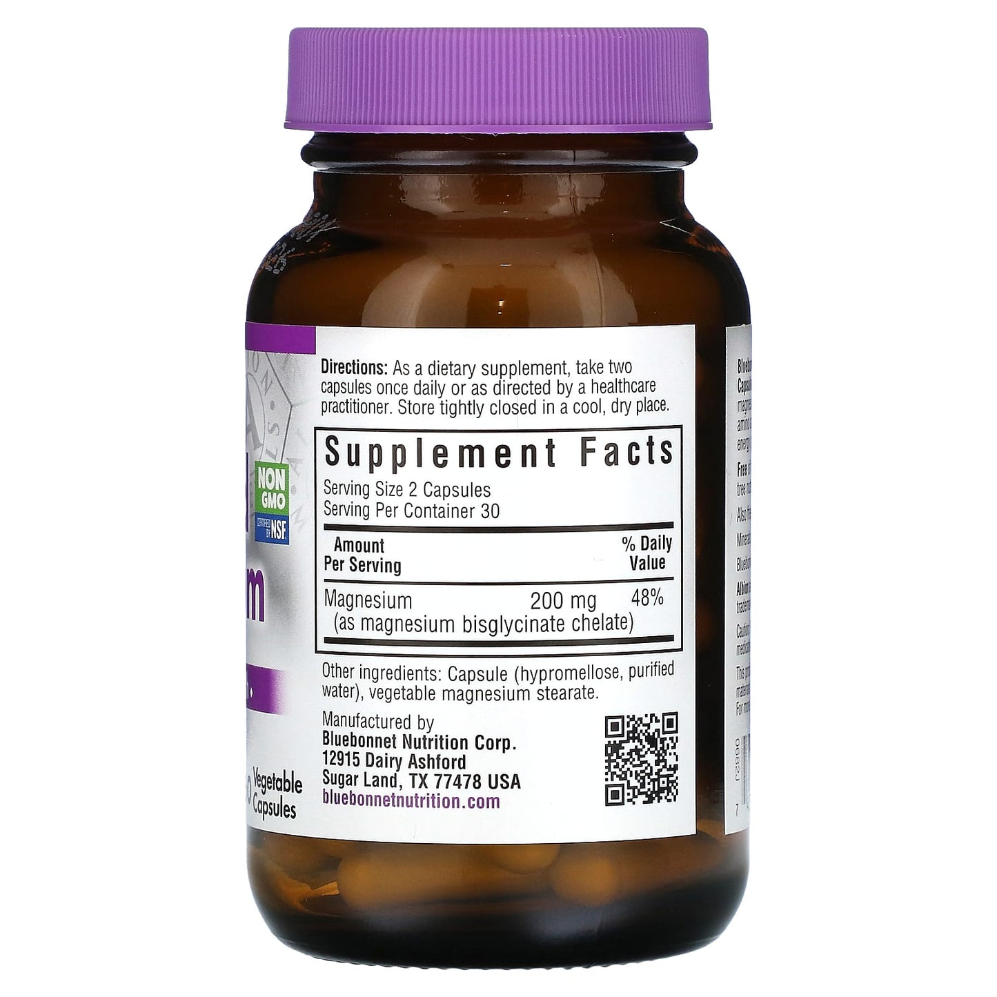 Magnesium Supplement for Stress Relief & Heart Health | Bluebonnet Nutrition - Image 2